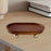 Crofta Wooden Serving Tray Organizer Wooden Pedestal Stand for Counter Vanity Fruit 13x5cm Brown