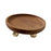 Crofta Wooden Serving Tray Organizer Wooden Pedestal Stand for Counter Vanity Fruit 13x5cm Brown