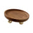 Crofta Wooden Serving Tray Organizer Wooden Pedestal Stand for Counter Vanity Fruit 13x5cm Brown