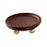 Crofta Wooden Serving Tray Organizer Wooden Pedestal Stand for Counter Vanity Fruit 13x5cm Deep Brown