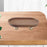 Crofta Wooden Serving Tray Organizer Wooden Pedestal Stand for Counter Vanity Fruit 12x20x5cm Brown