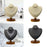 Crofta Necklace Display Stand Decor Jewelry Bust Holder for Store Home Decor Bedroom Beige