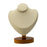 Crofta Necklace Display Stand Decor Jewelry Bust Holder for Store Home Decor Bedroom Beige