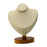 Crofta Necklace Display Stand Decor Jewelry Bust Holder for Store Home Decor Bedroom Beige