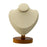 Crofta Necklace Display Stand Decor Jewelry Bust Holder for Store Home Decor Bedroom Beige