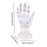 Crofta Ring Necklace Holder Jewelry Display Holder for Tabletop Dressing Room Shops Clear