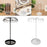 Crofta 23 Hooks Necklace Holder Rotating Metal Earrings Display Stand for Bracelets Black