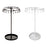 Crofta 23 Hooks Necklace Holder Rotating Metal Earrings Display Stand for Bracelets Black