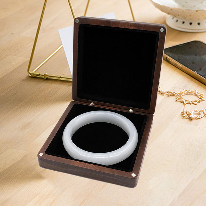 Crofta Bracelet Gift Box for Men Women Decorative Bracelet Packaging Box Bangle Box Black lining