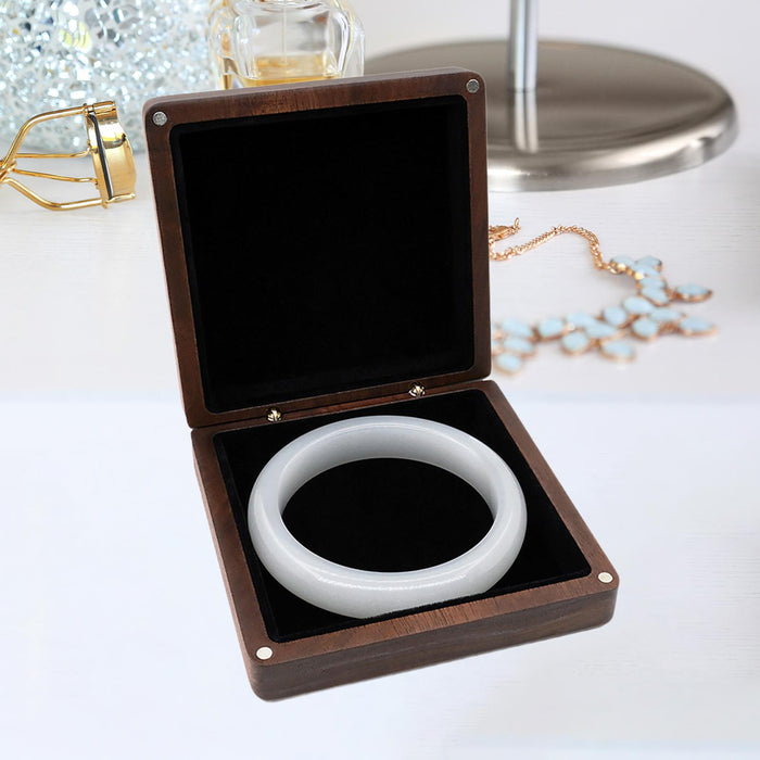 Crofta Bracelet Gift Box for Men Women Decorative Bracelet Packaging Box Bangle Box Black lining