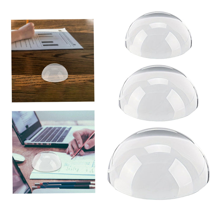 Crofta Acrylic Dome Magnification Table Paperweight for Photography Home Decoration 6 cm