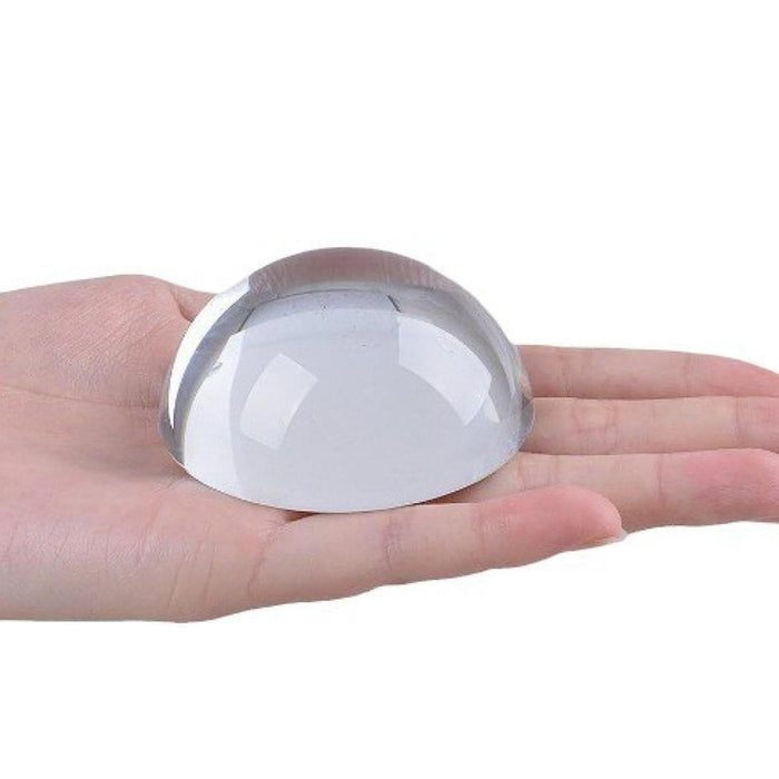 Crofta Acrylic Dome Magnification Table Paperweight for Photography Home Decoration 10 cm