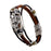 Crofta PU Leather Bracelet Goth Casual Ethnic for Men Women Fashion Buckle Bracelet