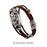 Crofta PU Leather Bracelet Goth Casual Ethnic for Men Women Fashion Buckle Bracelet