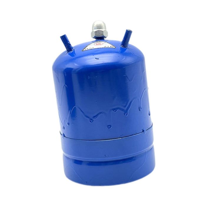 Crofta Welding Oil Pot Premium Gas Valve Oil Pot for DIY Crafts Projects DIY Crafts 17x11cm Blue