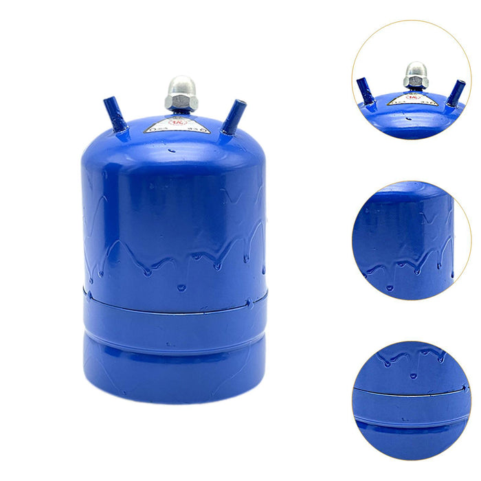 Crofta Welding Oil Pot Premium Gas Valve Oil Pot for DIY Crafts Projects DIY Crafts 17x11cm Blue