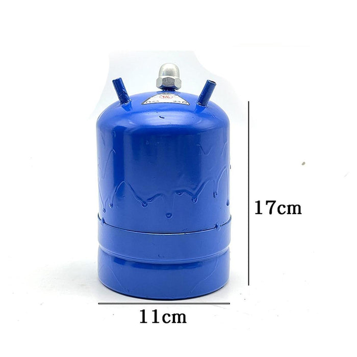 Crofta Welding Oil Pot Premium Gas Valve Oil Pot for DIY Crafts Projects DIY Crafts 17x11cm Blue