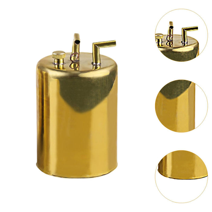 Crofta Welding Oil Pot Premium Gas Valve Oil Pot for DIY Crafts Projects DIY Crafts 14x11.2cm Gold