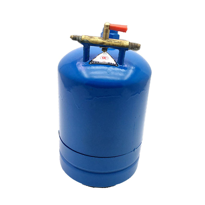 Crofta Welding Oil Pot with Valve Replaces Soldering Oil Kettle for Crafts Projects Blue 22.3x13.5cm