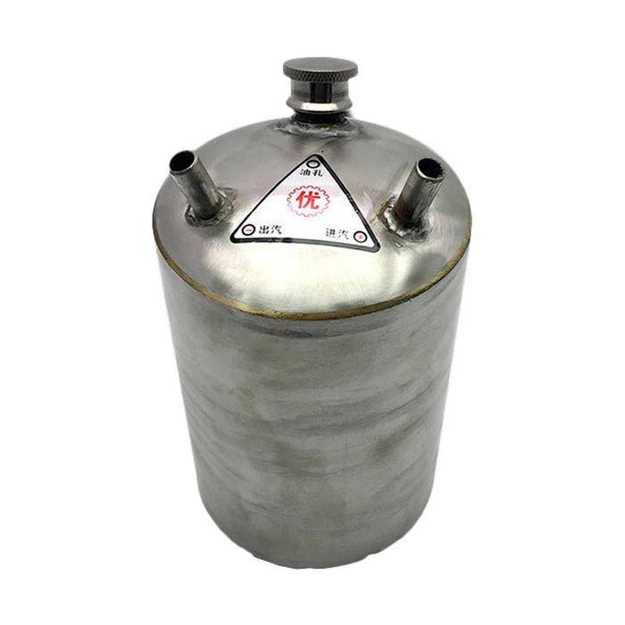 Crofta Welding Oil Pot with Valve Replaces Soldering Oil Kettle for Crafts Projects Gray 14.3x8.8cm