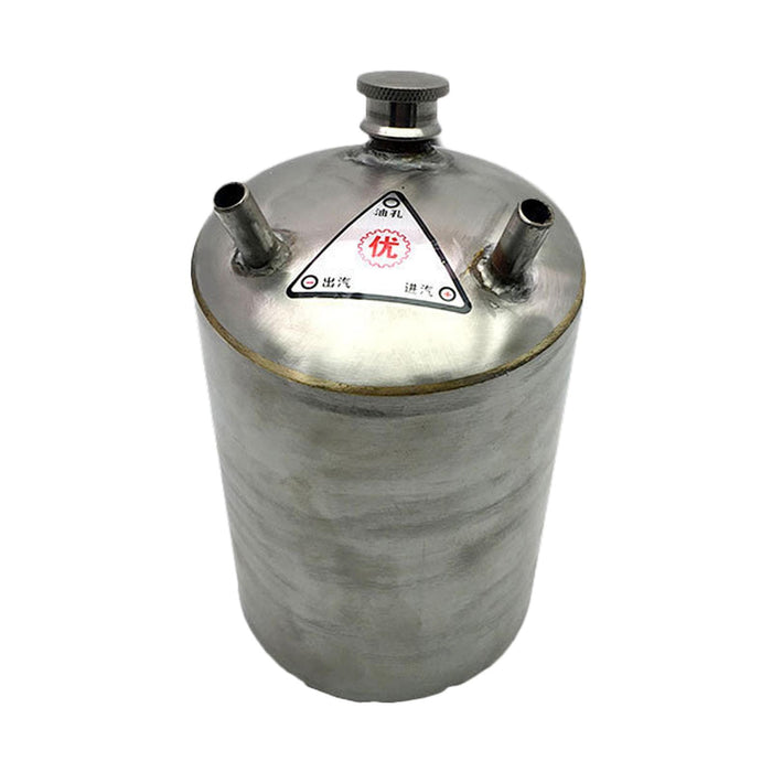 Crofta Welding Oil Pot with Valve Replaces Soldering Oil Kettle for Crafts Projects Gray 14.3x8.8cm