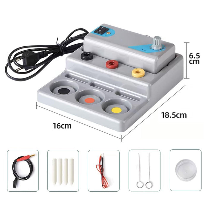 Crofta Gold Plating Machine Lightweight Gold Plating Kit for Silver Rings Necklaces