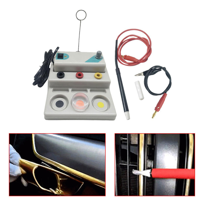 Crofta Gold Plating Machine Lightweight Gold Plating Kit for Silver Rings Necklaces