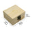 Crofta Wooden Jewelry Box Desktop Jewelry Storage Box for Rings Bracelets Necklaces Wood