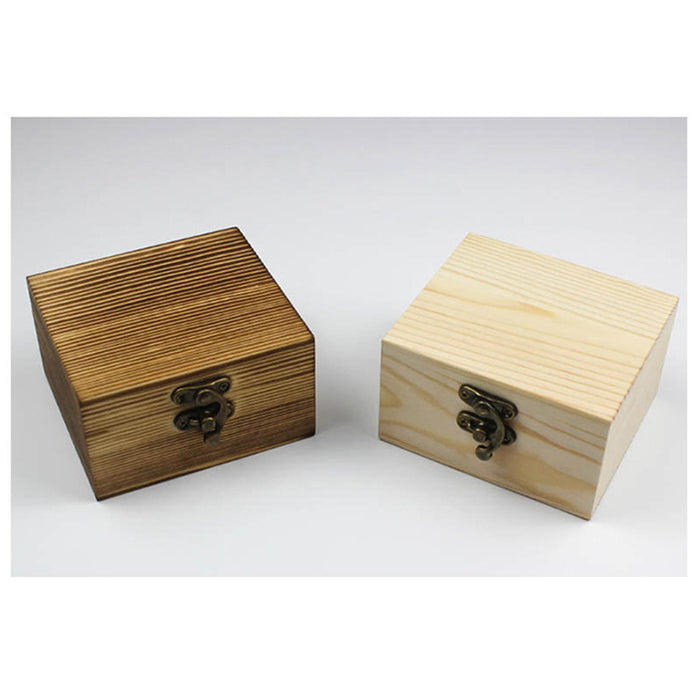 Crofta Wooden Jewelry Box Desktop Jewelry Storage Box for Rings Bracelets Necklaces Wood