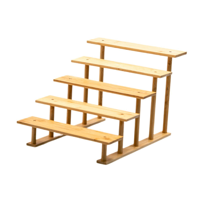 Crofta Display Riser Multi Tiers Riser Display Shelf for Figurines Dolls Sculptures 5 Tier 40 cm