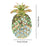 Crofta Pineapple Trinket Box Decor Pineapple Decorative Box for Charm Rings Earring Green