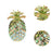 Crofta Pineapple Trinket Box Decor Pineapple Decorative Box for Charm Rings Earring Green