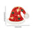 Crofta Christmas Brooch Pin Fashion Xmas Decoration Elegant Corsage Lapel Pin Badge Christmas Hat