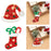 Crofta Christmas Brooch Pin Fashion Xmas Decoration Elegant Corsage Lapel Pin Badge Christmas Hat