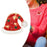 Crofta Christmas Brooch Pin Fashion Xmas Decoration Elegant Corsage Lapel Pin Badge Christmas Hat