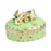 Crofta Jewelry Box Alloy Tabletop Creative Treasure Case Decorative Box Trinket Box Green