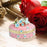 Crofta Jewelry Box Alloy Tabletop Creative Treasure Case Decorative Box Trinket Box Pink