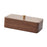 Crofta Wooden Jewelry Box Walnut 2 Layer Trinket Box for Watches Bracelets Earrings