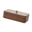 Crofta Wooden Jewelry Box Walnut 2 Layer Trinket Box for Watches Bracelets Earrings