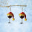 Crofta Wine Glass Christmas Earrings Decor Gift Jewelry for Holiday Proms Halloween