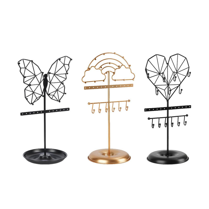 Crofta Jewelry Organizer Stand Jewelry Display Stand for Bracelets Bangle Necklaces Butterfly