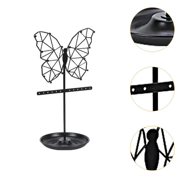 Crofta Jewelry Organizer Stand Jewelry Display Stand for Bracelets Bangle Necklaces Butterfly