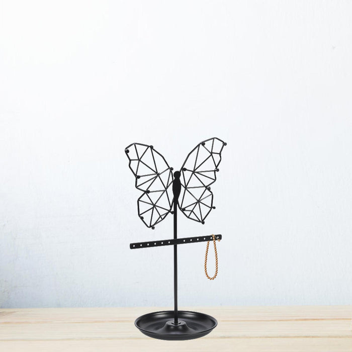 Crofta Jewelry Organizer Stand Jewelry Display Stand for Bracelets Bangle Necklaces Butterfly