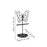 Crofta Jewelry Organizer Stand Jewelry Display Stand for Bracelets Bangle Necklaces Butterfly