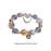 Crofta Women Bracelet Casual Classic Jewelry for Thanksgiving Birthday Gifts Summer Blue Bow