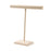 Crofta Jewelry T Shape Bar Stand Jewelry Holder for Hanging Pendants Watches Stores 19.5cmx21cm