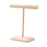 Crofta Jewelry T Shape Bar Stand Jewelry Holder for Hanging Pendants Watches Stores 14.5cmx16cm