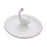 Crofta Peacock Jewelry Tray Gift Women Jewelry Holder for Necklaces Bracelets Rings White