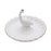 Crofta Peacock Jewelry Tray Gift Women Jewelry Holder for Necklaces Bracelets Rings White