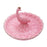 Crofta Peacock Jewelry Tray Gift Women Jewelry Holder for Necklaces Bracelets Rings Pink